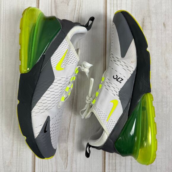 Nike Air Max 270 Platinum Volt Green Gray Running Shoes Sneakers 11 main image 5